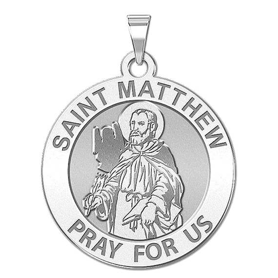 Saint Matthew Religious Medal - Etsy Hong Kong