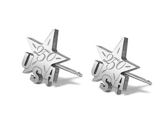 USA250 / America 250 Star Earrings