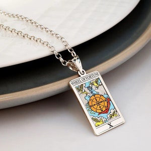 Rad van fortuin Tarotkaartmedaille