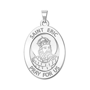 Saint Eric Oval religiöse Medaille