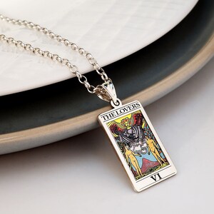 Die Liebende Tarot Karten Medaille