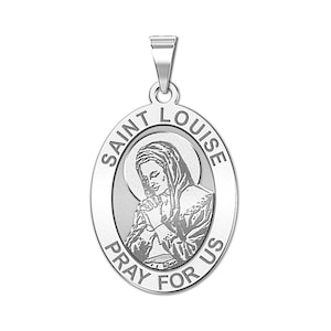 Medalha Religiosa OVAL Santa Luísa de Marillac