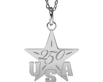 USA250 / America 250 Star Pendant