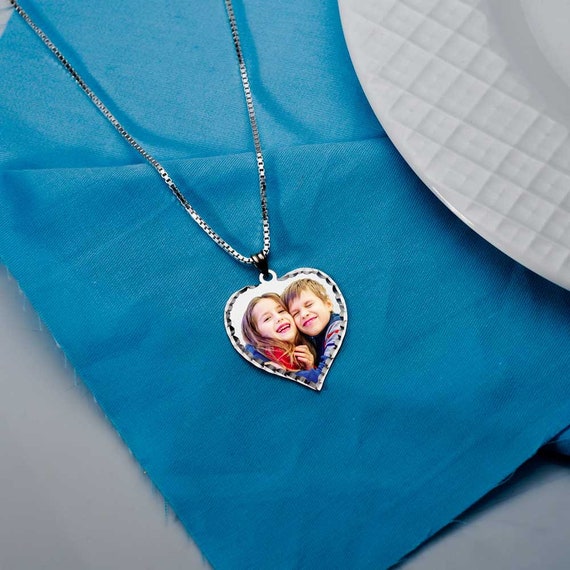 Pet Photo Necklace - Best Pet Photo Necklace Gift 18K Gold Vermeil / 16 in / Three