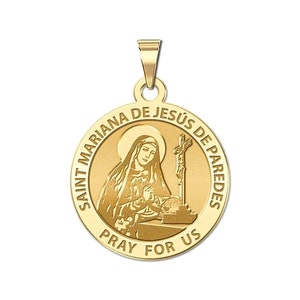 Medalha Religiosa de Santa Mariana de Jesus de Paredes