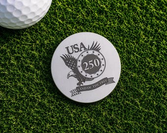 USA250 / America 250 Eagle Golf Ball Marker
