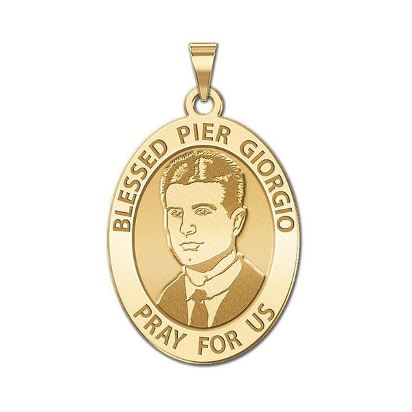 Pier Giorgio Frassati Oval Religious Medal