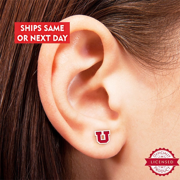 Pair Of University of Utah U Earrings
