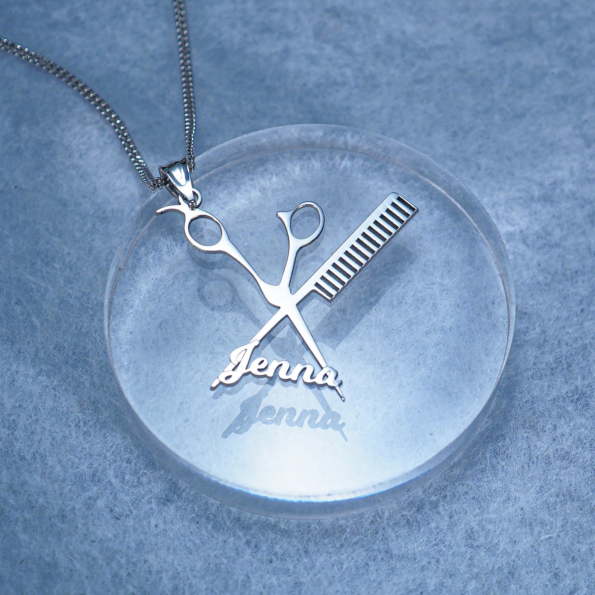 Hairdresser Necklace Necklace for Hairdressers Etsy