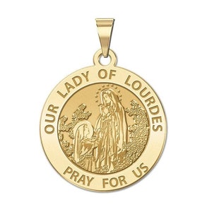 Our Lady of Loudes Religious Medal