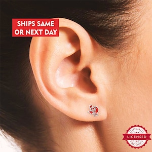 Pair of Texas Tech Outline T Earrings