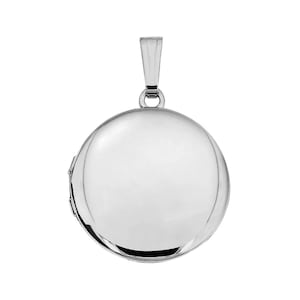 Sterling Silver Round Photo Locket