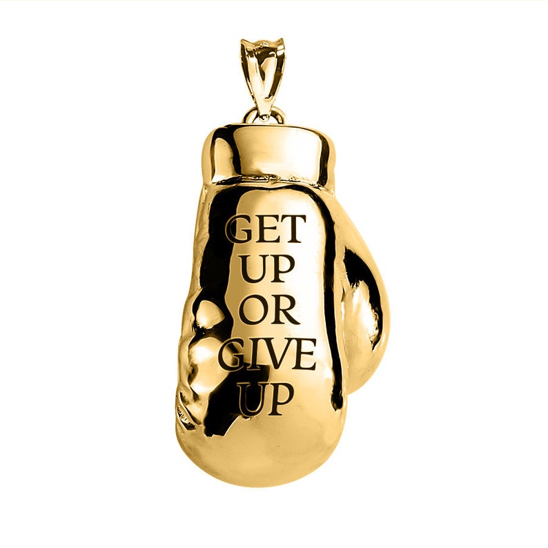 Boxing Glove Necklace Boxing Glove Necklace Personalized Boxing Glove Necklace Necklace for Boxers Custom Boxing Necklace