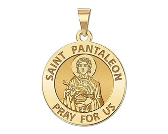 Heilige Pantaleon Religiöse Medaille