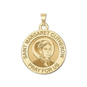 Saint Margaret Clitherow ronde religieuze medaille