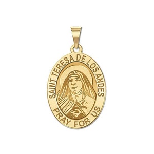 Saint Teresa De Los Andes - Oval Religious Medal
