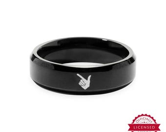 Officially Licensed Texas Tech Guns Up Black Stainless Ring