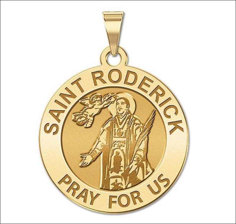 Saint Roderick Religious Medal Etsy