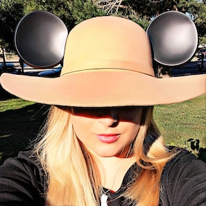 Mickey Ears Floppy Sun Hat • Mickey Mouse Ears • Womens Disney Hat • Personalized Disney Beach Hat • Magical Vacation & Honeymoon Apparel