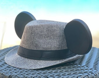 Mickey Mouse Mickey Mouse Fedora Original Disneyland Mickey  Mouse Custom Disney