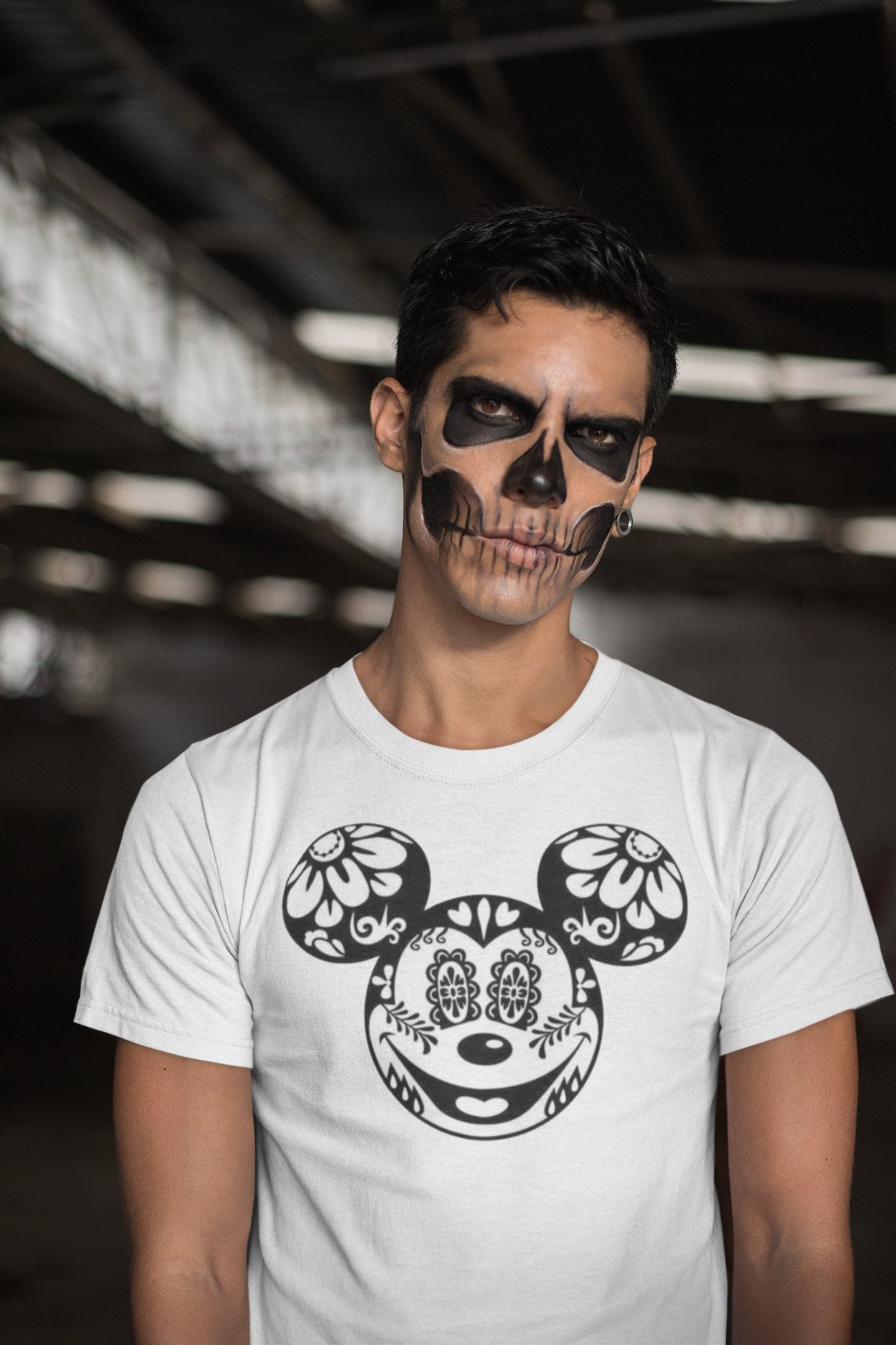 Mickey mouse skull shirt 2025