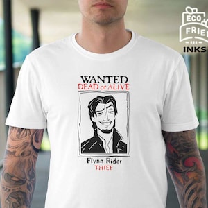 Tangled Shirt • Flynn Rider Shirt • Wanted Shirt • Boyfriend Shirt • Disney Shirt