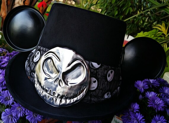 Disney The Nightmare Before Christmas Top Hat Authentic Disney The Nightmare Before Christmas Skellington  main image 3