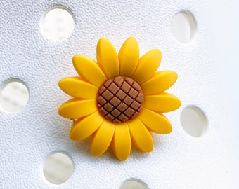 green pink pretty Spring yellow teenager flower orange Shoe Charms for rubber clog shoes Large Flowers Summer charms for teens