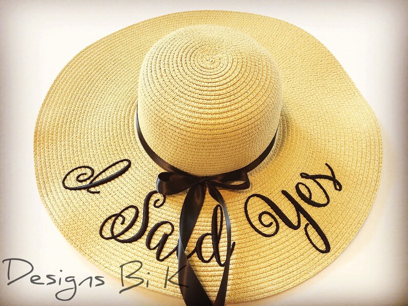 custom embroidered straw hats