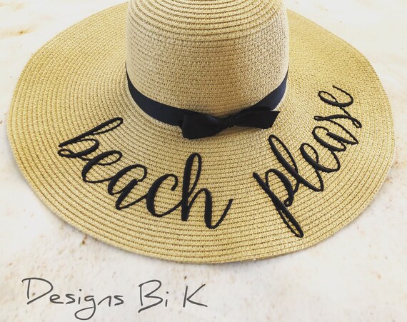 beach please floppy hat