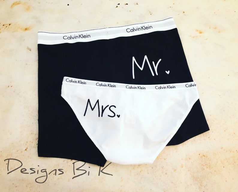M. et Mme sousvêtements Sousvêtements assortis pour couple Etsy