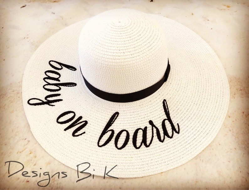 baby on board sun hat