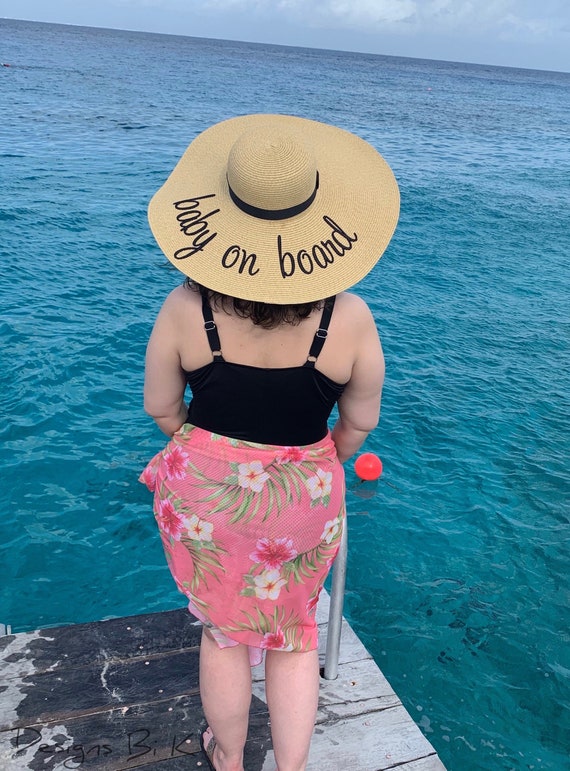 baby on board beach hat