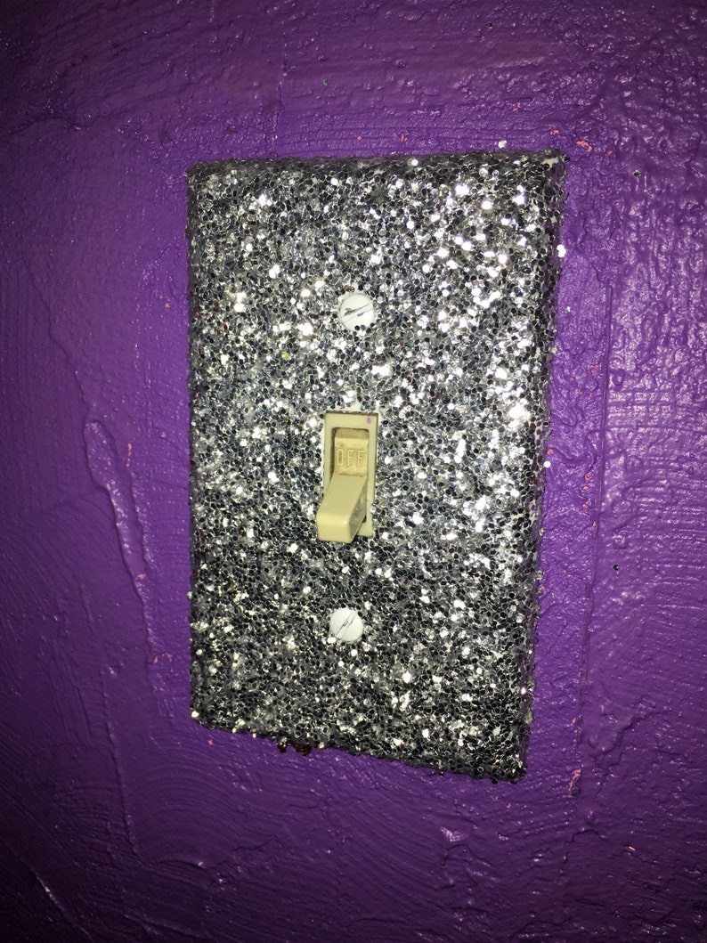 Glitter Light Switch Cover Etsy