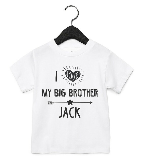 i love my big brother personalised baby clothes