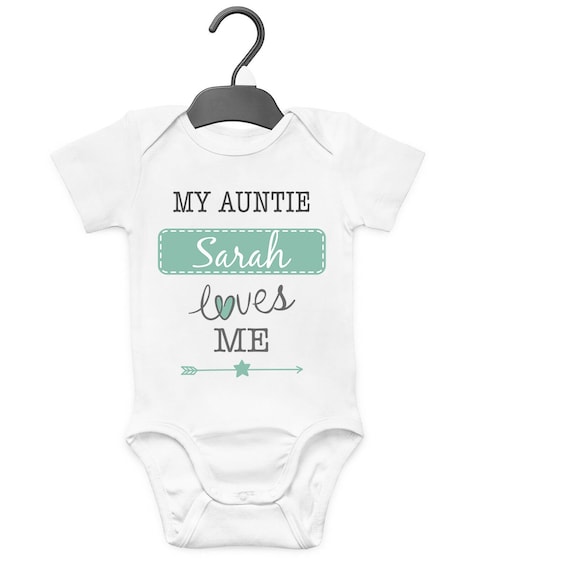 UNCLE IS MY BESTIE PERSONALISED BABY GROW VEST CUSTOM FUNNY GIFT CUTE