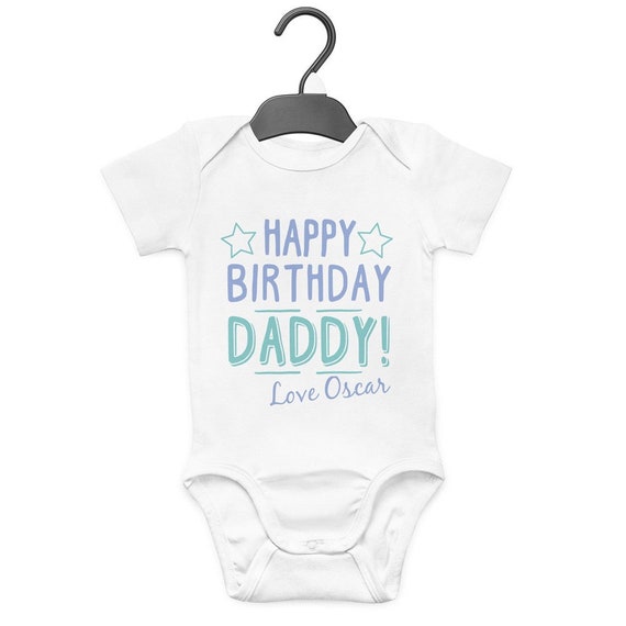 Happy Birthday Daddy Personalised Baby 