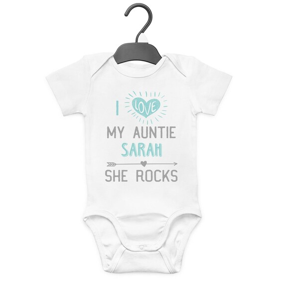 i love my auntie baby grow