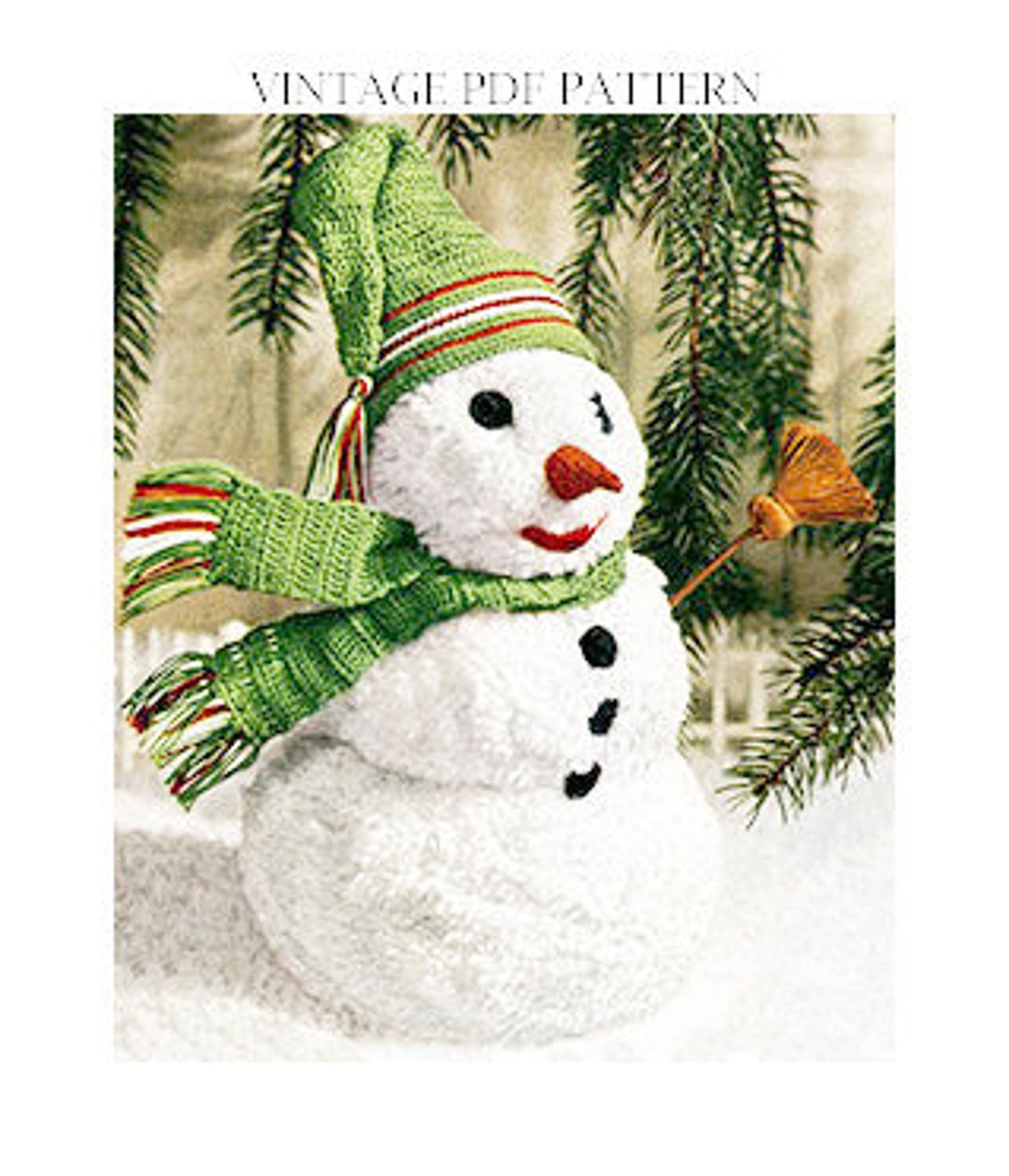 Pattern ONLY - Mr. Snowman Pom-pom Pattern 149 - Etsy