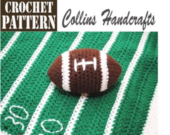 Pattern - Mini Toy Football -For a newborn photo prop, Baby , Sports Fan, NFL,