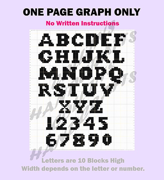 18+ Knit Alphabet Chart