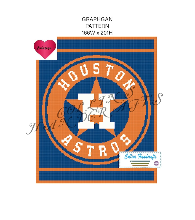 PatternHouston Astros Graphgan Etsy