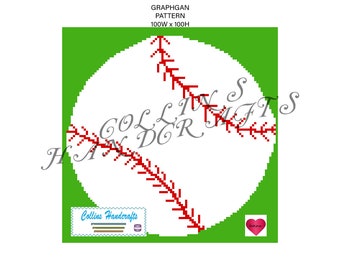 C2C Pattern Graphgan-Baseball (3066)                                                  baseballs,sport,team,ball,balls,graphgan,blanket,graph