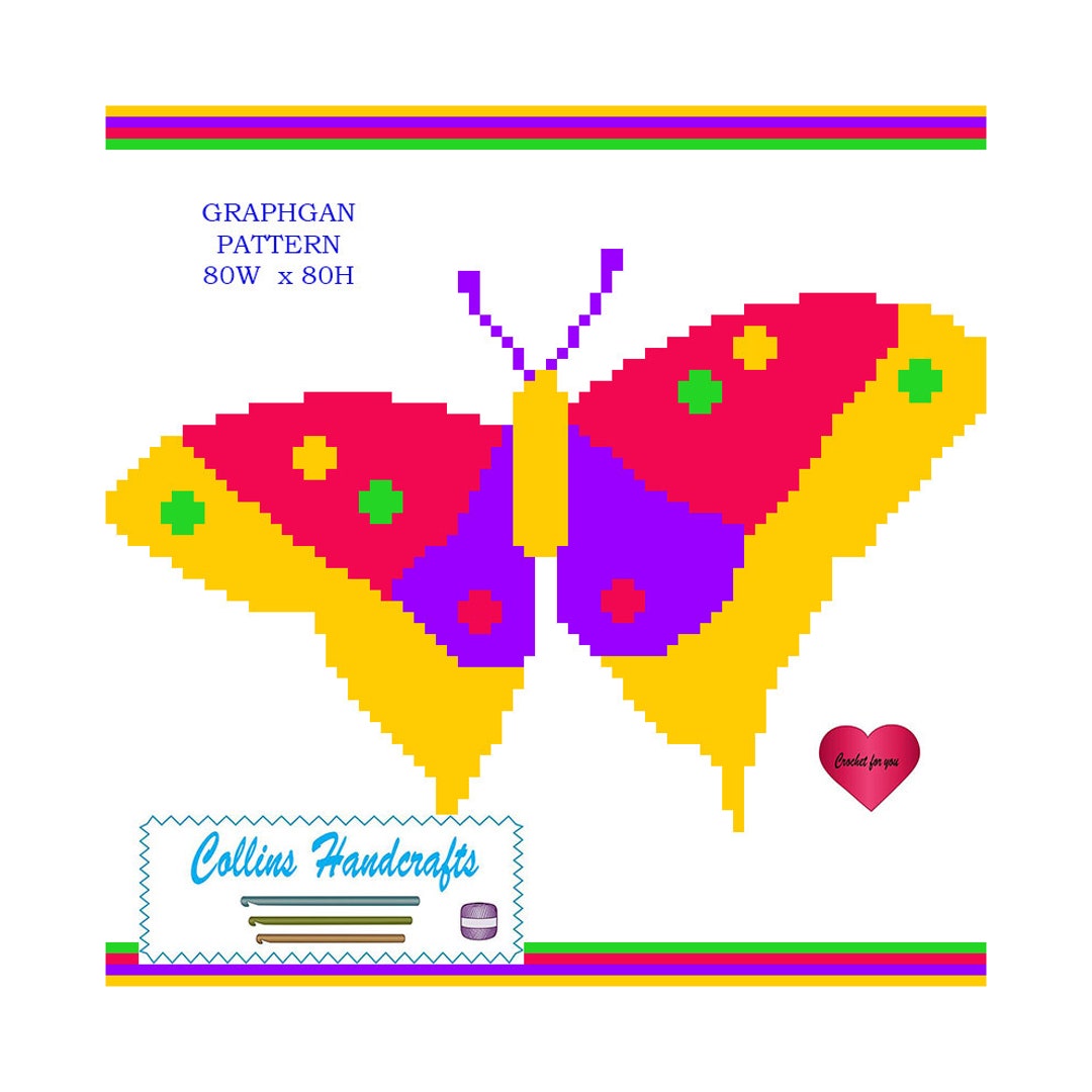 C2C Pattern Graphgan - Colorful Butterfly (2092) Butterflies,abstract ...