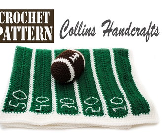 Pattern-Football Field Blanket w/Mini Toy Football ( T1111, BA1146)                          For a newborn photo prop, Baby Blanket,