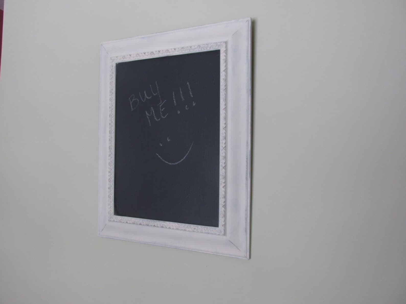 Large Antique White Shabby Chic Solid Wood Picture Frame Etsy