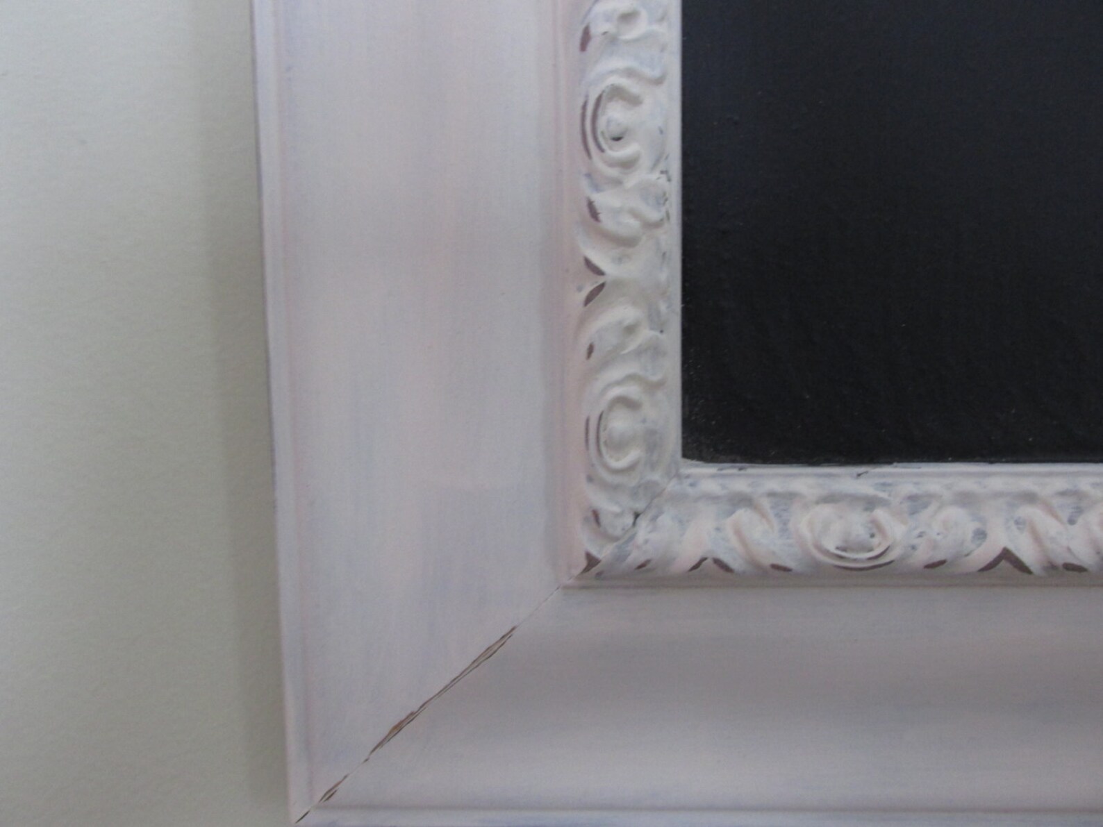 Large Antique White Shabby Chic Solid Wood Picture Frame Etsy