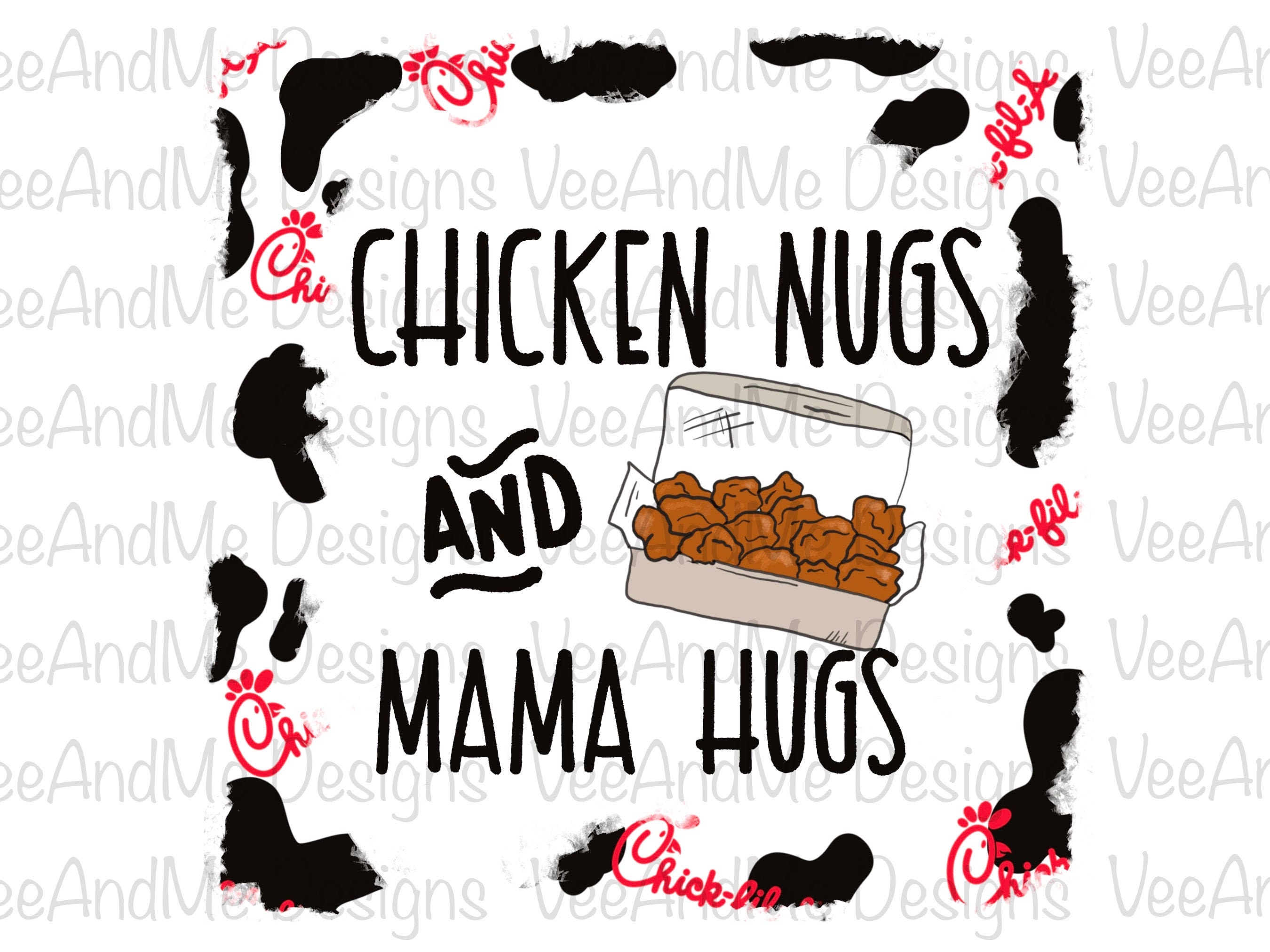 Chick Fil A PNG Chicken Nugs PNG Chick fil a Graphic | Etsy