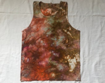 Unisex Medium & XL tie dye tank top, fall tie dye, tye dye tank top, unisex tank top, summer tie dye, yoga shirt, unisex tie dye