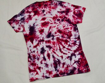 Adult large tie dye shirt, rave outfit, festival clothing, hippie shirt scrunch tie dye